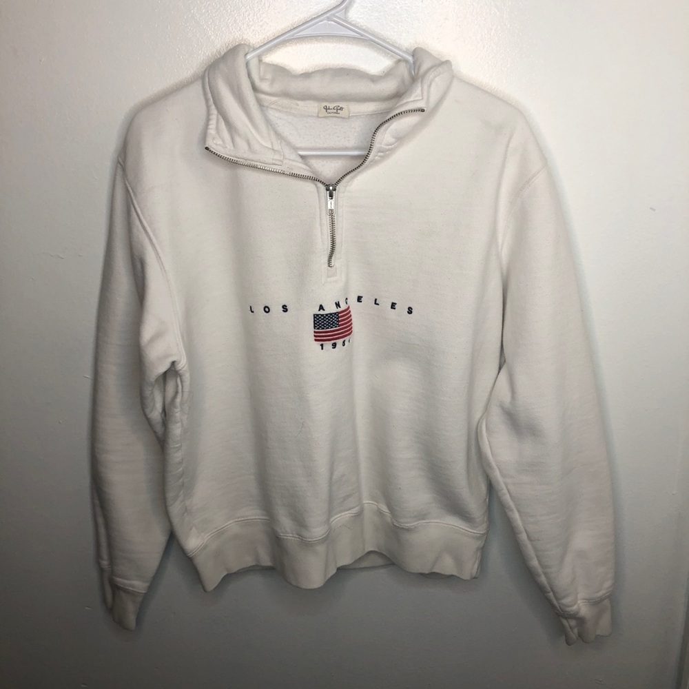 L.A. White Quarter Zip